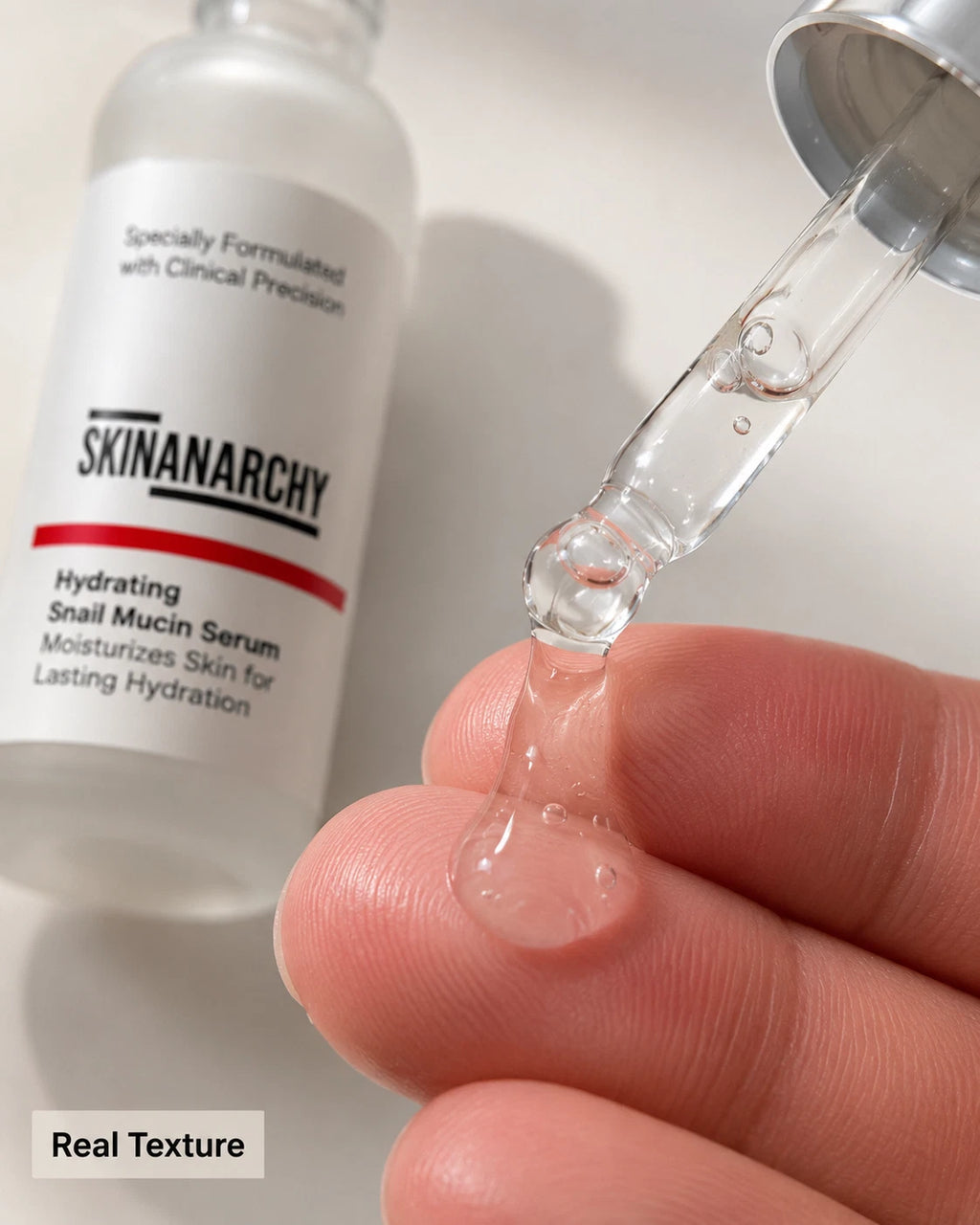 Skin Anarchy Snail Mucin Serum – Hydrating Anti-Aging Facial Serum 1oz